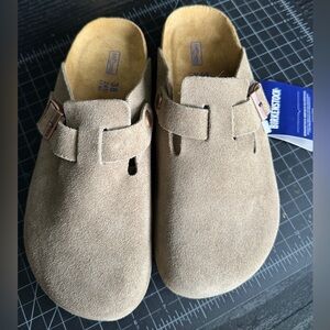 Birkenstock Boston Taupe Size 38